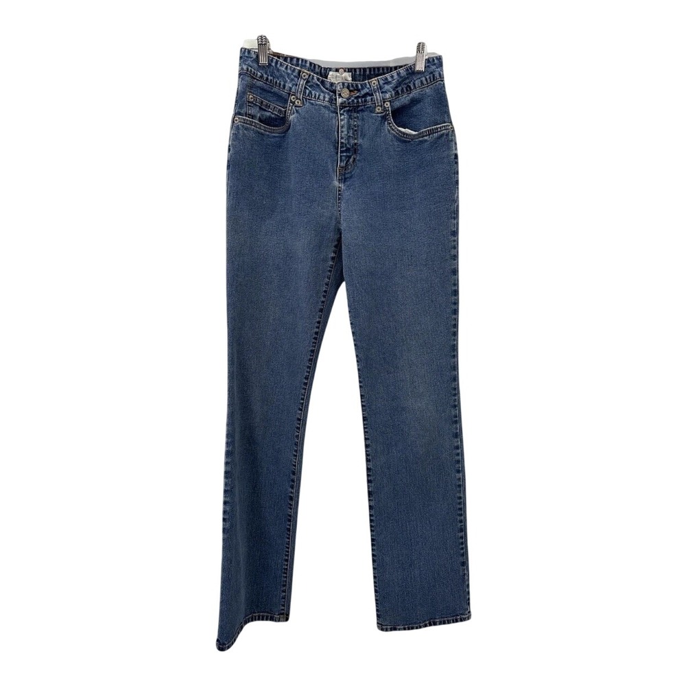 FDJ Blue Jeans Boot Cut  Size 10 Mid Rise Made In Montreal French Dressing Denim